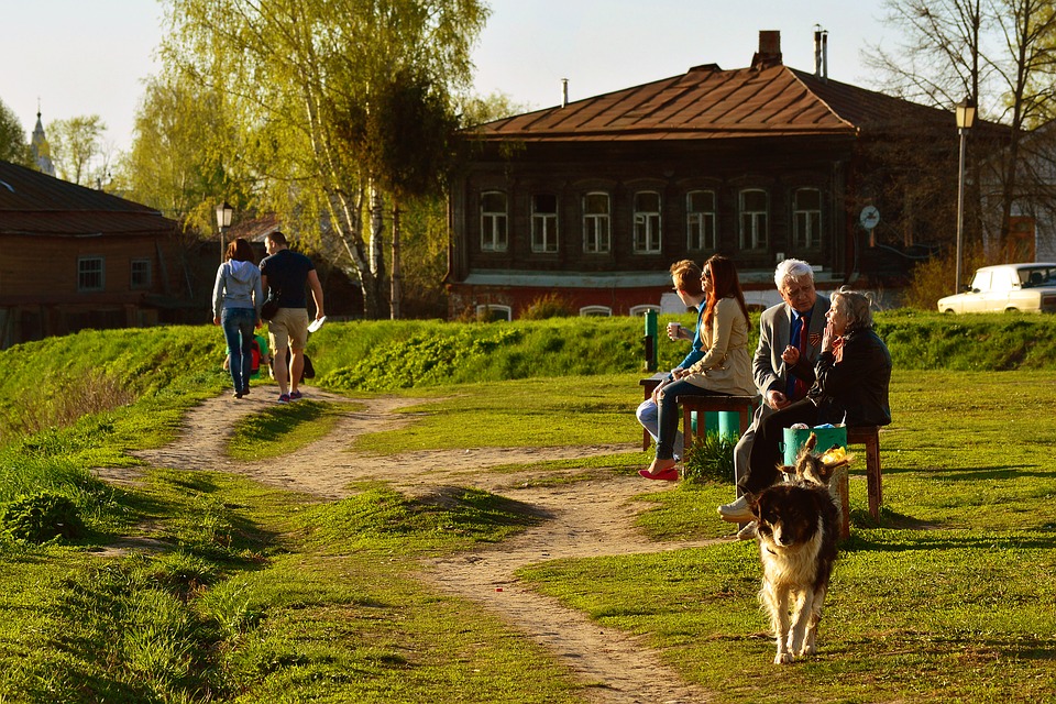 people in a retreat