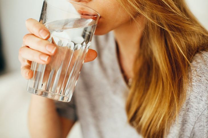 drinking water